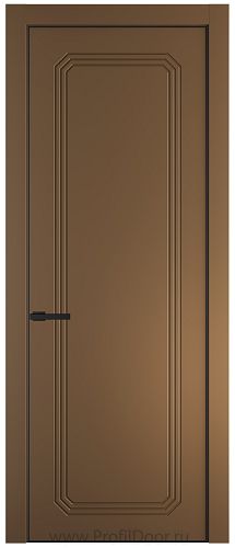 Дверь Profil Doors 32PA цвет Перламутр золото цвет профиля Черный матовый RAL9005