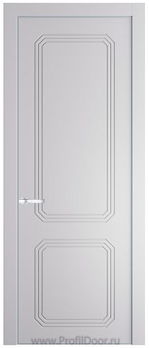 Дверь Profil Doors 34PA цвет Крем Вайт (RAL 120-02) цвет профиля Серебро