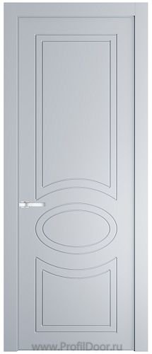 Дверь Profil Doors 36PA цвет Лайт Грей (RAL 870-01) цвет профиля Серебро