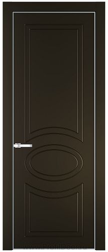 Дверь Profil Doors 36PA цвет Перламутр бронза цвет профиля Серебро