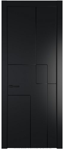 Дверь Profil Doors 3PA цвет Блэк цвет профиля Черный матовый RAL9005