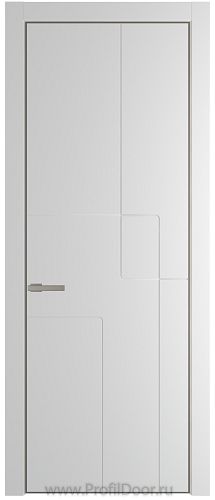 Дверь Profil Doors 3PA цвет Крем Вайт (RAL 120-02) цвет профиля Никель матовый