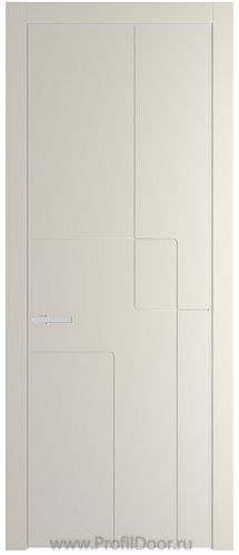Дверь Profil Doors 3PA цвет Кремовая Магнолия (RAL 120-04) цвет профиля Белый матовый RAL9003
