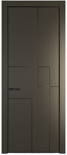 Дверь Profil Doors 3PA цвет Перламутр бронза цвет профиля Черный матовый RAL9005