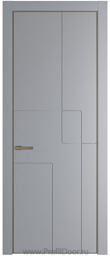Дверь Profil Doors 3PA цвет Смоки (RAL 870-02) цвет профиля Шампань