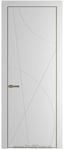 Дверь Profil Doors 4PA цвет Крем Вайт (RAL 120-02) цвет профиля Шампань