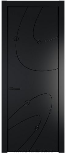 Дверь Profil Doors 5PA цвет Блэк цвет профиля Черный матовый RAL9005