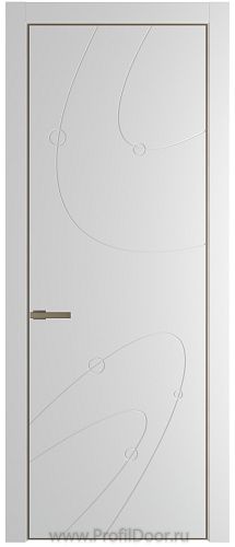 Дверь Profil Doors 5PA цвет Крем Вайт (RAL 120-02) цвет профиля Шампань
