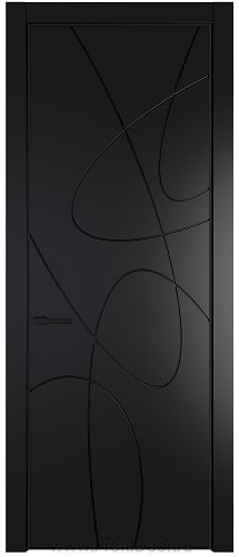 Дверь Profil Doors 6PA цвет Блэк цвет профиля Черный матовый RAL9005