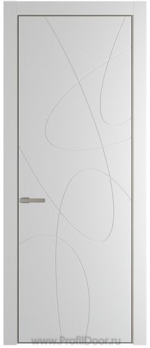 Дверь Profil Doors 6PA цвет Крем Вайт (RAL 120-02) цвет профиля Никель матовый