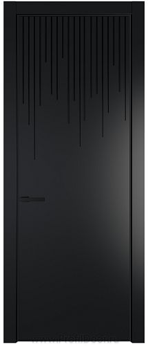 Дверь Profil Doors 8PA цвет Блэк цвет профиля Черный матовый RAL9005
