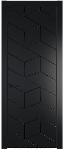 Дверь Profil Doors 9PA цвет Блэк цвет профиля Черный матовый RAL9005