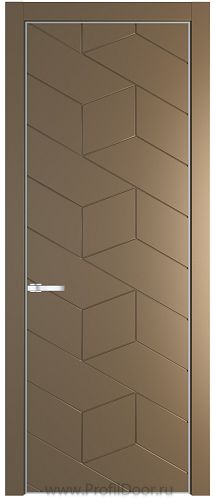 Дверь Profil Doors 9PA цвет Перламутр золото цвет профиля Серебро
