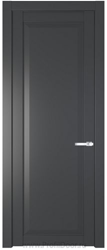 Дверь Profil Doors 1.1.1PD цвет Графит (Pantone 425С)