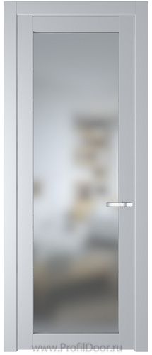 Дверь Profil Doors 1.1.2PD цвет Лайт Грей (RAL 870-01) стекло Матовое