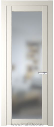 Дверь Profil Doors 1.1.2PD цвет Перламутр белый стекло Матовое
