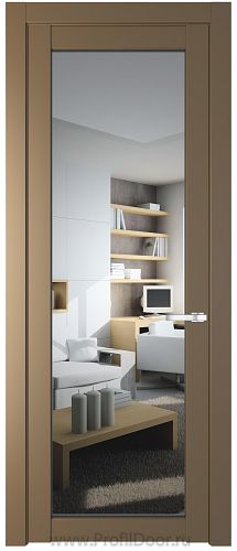 Дверь Profil Doors 1.1.2PD цвет Перламутр золото стекло Прозрачное