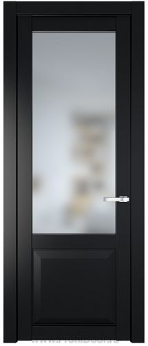 Дверь Profil Doors 1.2.2PD цвет Блэк стекло Матовое