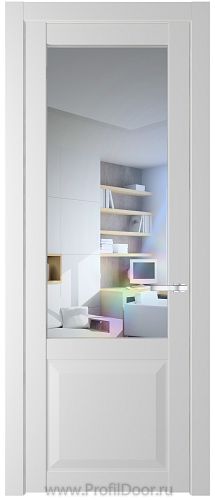 Дверь Profil Doors 1.2.2PD цвет Крем Вайт (RAL 120-02) стекло Прозрачное