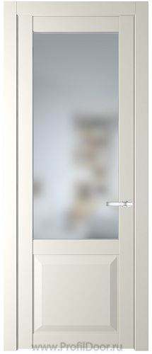 Дверь Profil Doors 1.2.2PD цвет Перламутр белый стекло Матовое