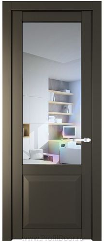 Дверь Profil Doors 1.2.2PD цвет Перламутр бронза стекло Прозрачное