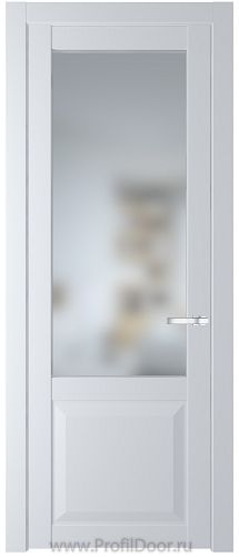 Дверь Profil Doors 1.2.2PD цвет Вайт (RAL 110 96 02) стекло Матовое