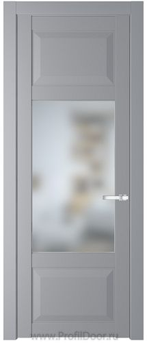 Дверь Profil Doors 1.3.3PD цвет Смоки (RAL 870-02) стекло Матовое