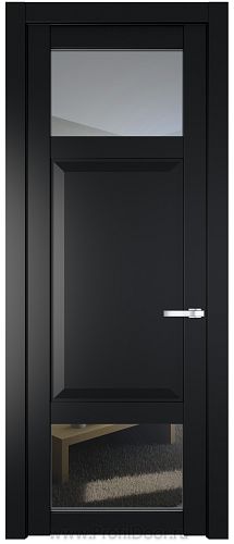 Дверь Profil Doors 1.3.4PD цвет Блэк стекло Прозрачное
