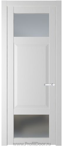 Дверь Profil Doors 1.3.4PD цвет Крем Вайт (RAL 120-02) стекло Матовое