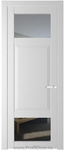 Дверь Profil Doors 1.3.4PD цвет Крем Вайт (RAL 120-02) стекло Прозрачное