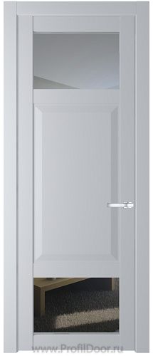 Дверь Profil Doors 1.3.4PD цвет Лайт Грей (RAL 870-01) стекло Прозрачное