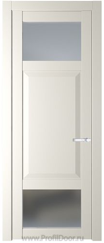 Дверь Profil Doors 1.3.4PD цвет Перламутр белый стекло Матовое