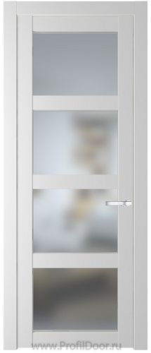 Дверь Profil Doors 1.4.2PD цвет Крем Вайт (RAL 120-02) стекло Матовое