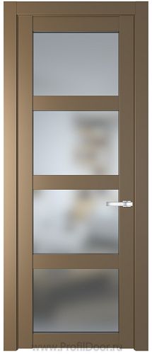 Дверь Profil Doors 1.4.2PD цвет Перламутр золото стекло Матовое