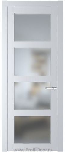 Дверь Profil Doors 1.4.2PD цвет Вайт (RAL 110 96 02) стекло Матовое