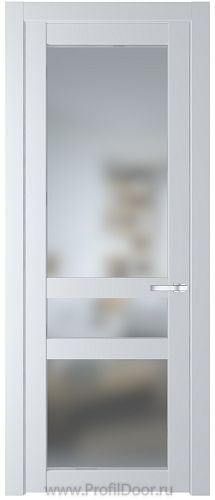 Дверь Profil Doors 1.5.2PD цвет Вайт (RAL 110 96 02) стекло Матовое