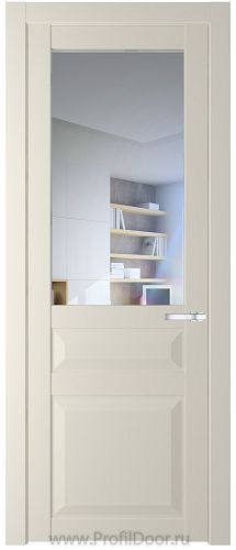 Дверь Profil Doors 1.5.3PD цвет Кремовая Магнолия (RAL 120-04) стекло Прозрачное