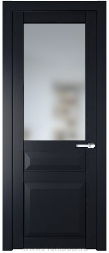 Дверь Profil Doors 1.5.3PD цвет Нэви Блу (RAL 7016) стекло Матовое
