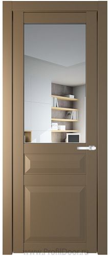 Дверь Profil Doors 1.5.3PD цвет Перламутр золото стекло Прозрачное