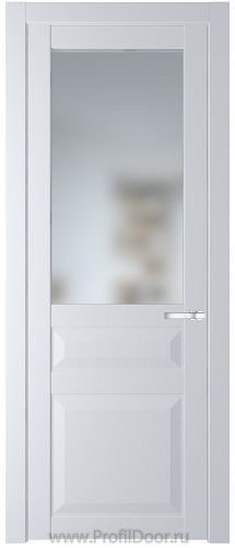 Дверь Profil Doors 1.5.3PD цвет Вайт (RAL 110 96 02) стекло Матовое