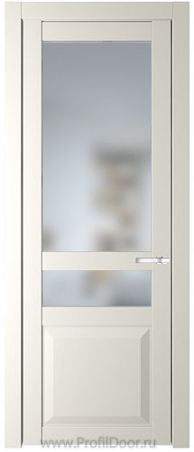 Дверь Profil Doors 1.5.4PD цвет Перламутр белый стекло Матовое