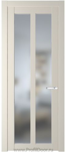 Дверь Profil Doors 1.7.2PD цвет Кремовая Магнолия (RAL 120-04) стекло Матовое