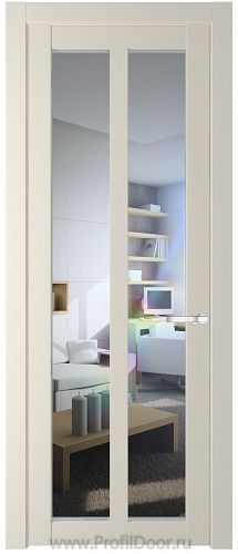 Дверь Profil Doors 1.7.2PD цвет Кремовая Магнолия (RAL 120-04) стекло Прозрачное