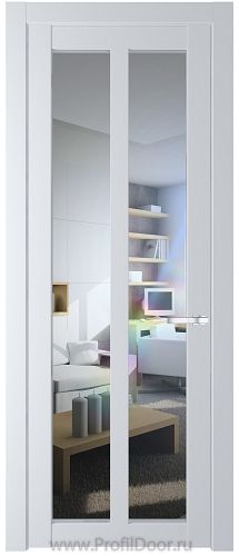 Дверь Profil Doors 1.7.2PD цвет Вайт (RAL 110 96 02) стекло Прозрачное