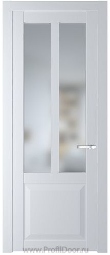 Дверь Profil Doors 1.8.2PD цвет Вайт (RAL 110 96 02) стекло Матовое