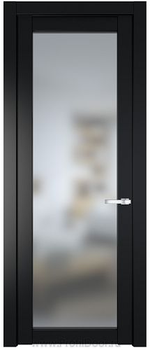 Дверь Profil Doors 2.1.2PD цвет Блэк стекло Матовое