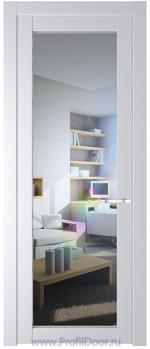 Дверь Profil Doors 2.1.2PD цвет Крем Вайт (RAL 120-02) стекло Прозрачное