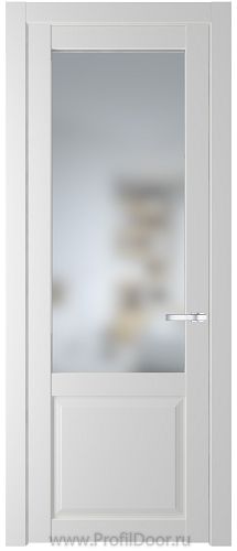 Дверь Profil Doors 2.2.2PD цвет Крем Вайт (RAL 120-02) стекло Матовое