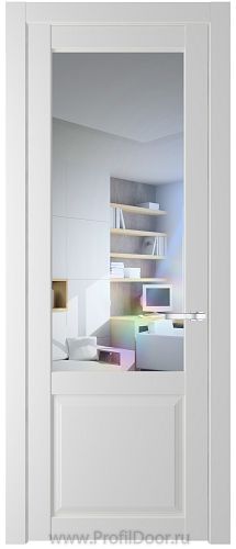 Дверь Profil Doors 2.2.2PD цвет Крем Вайт (RAL 120-02) стекло Прозрачное
