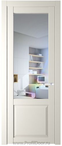 Дверь Profil Doors 2.2.2PD цвет Перламутр белый стекло Прозрачное